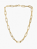 Gold-plated bicycle charm pendant necklace on a white background