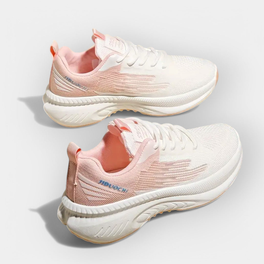 Women's lightweight anatomic sports trainers with ergonomic support sole