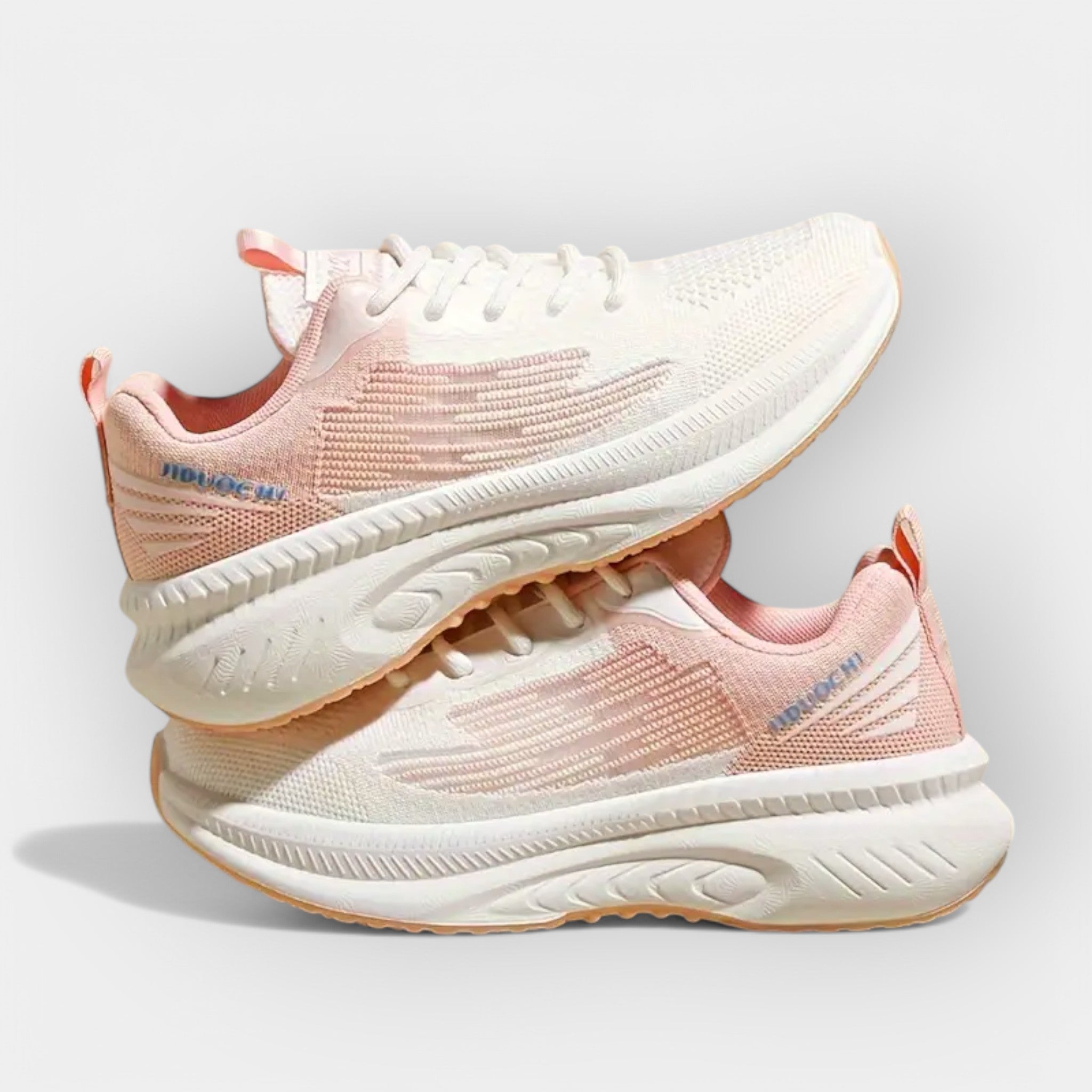 Women's lightweight anatomic sports trainers with ergonomic support sole