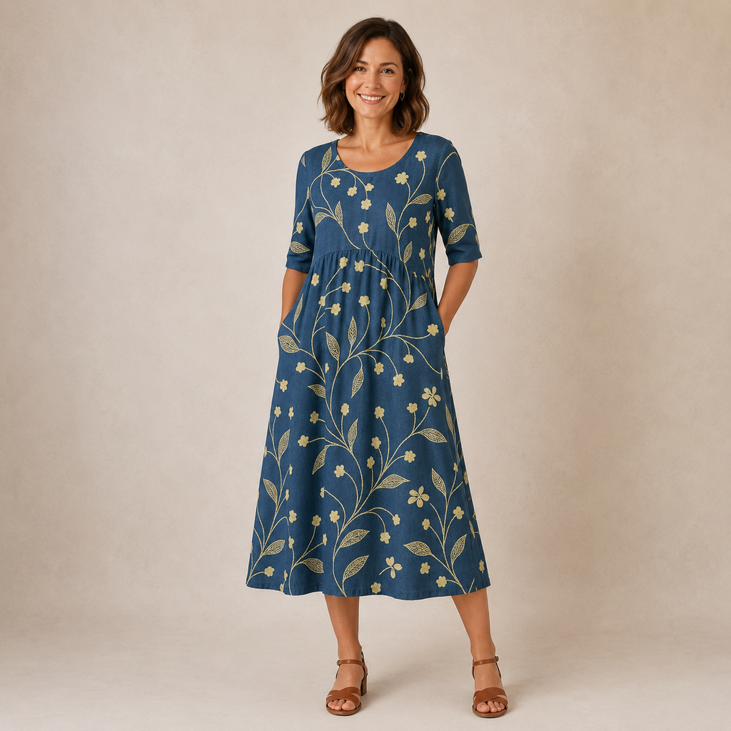 Lily | Midi Dress - Effortless Comfort