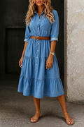 Barbara | Casual Elegant Denim Dress