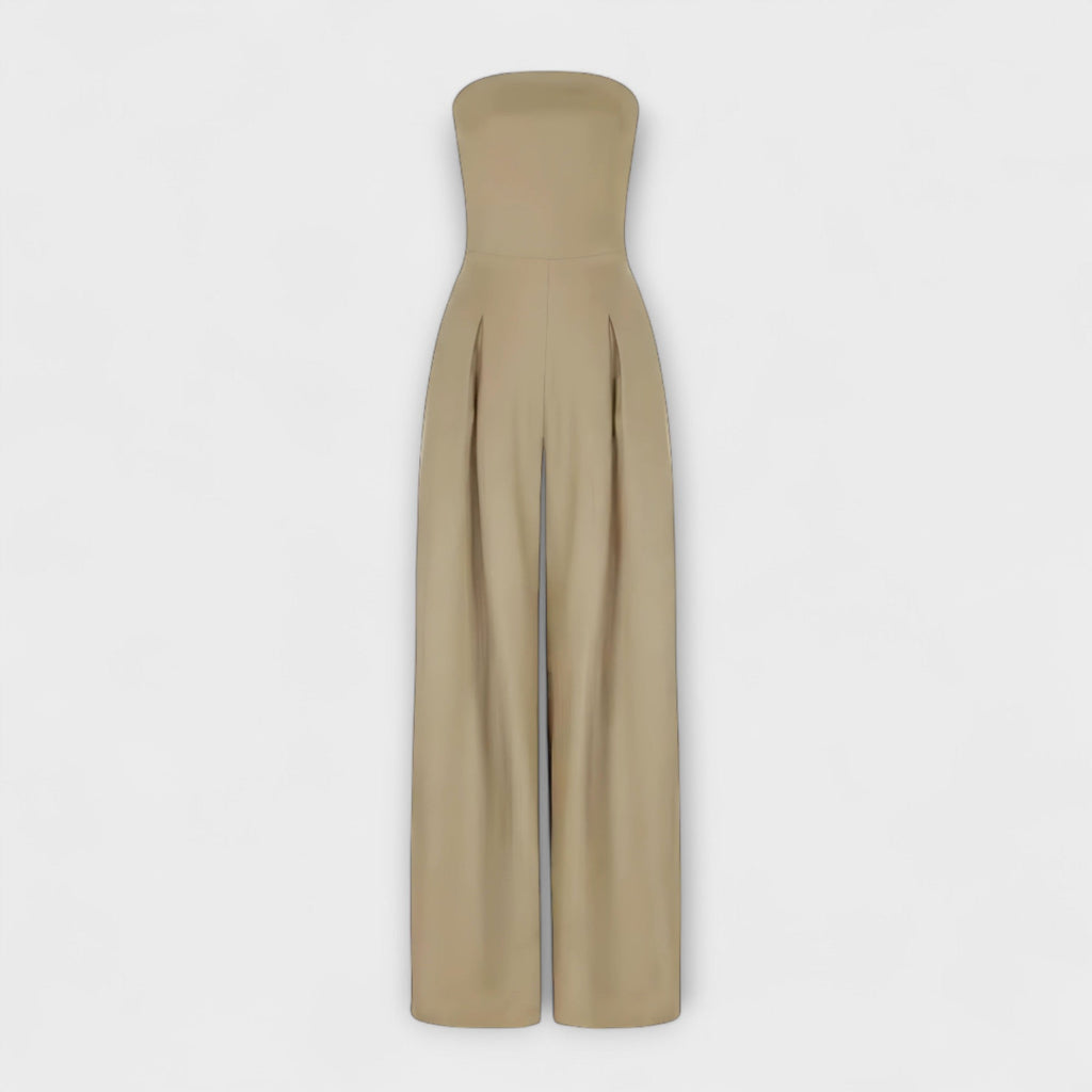 KIORA  | Elegant strapless jumpsuit
