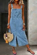 Susan | Casual Denim Dress with Straps