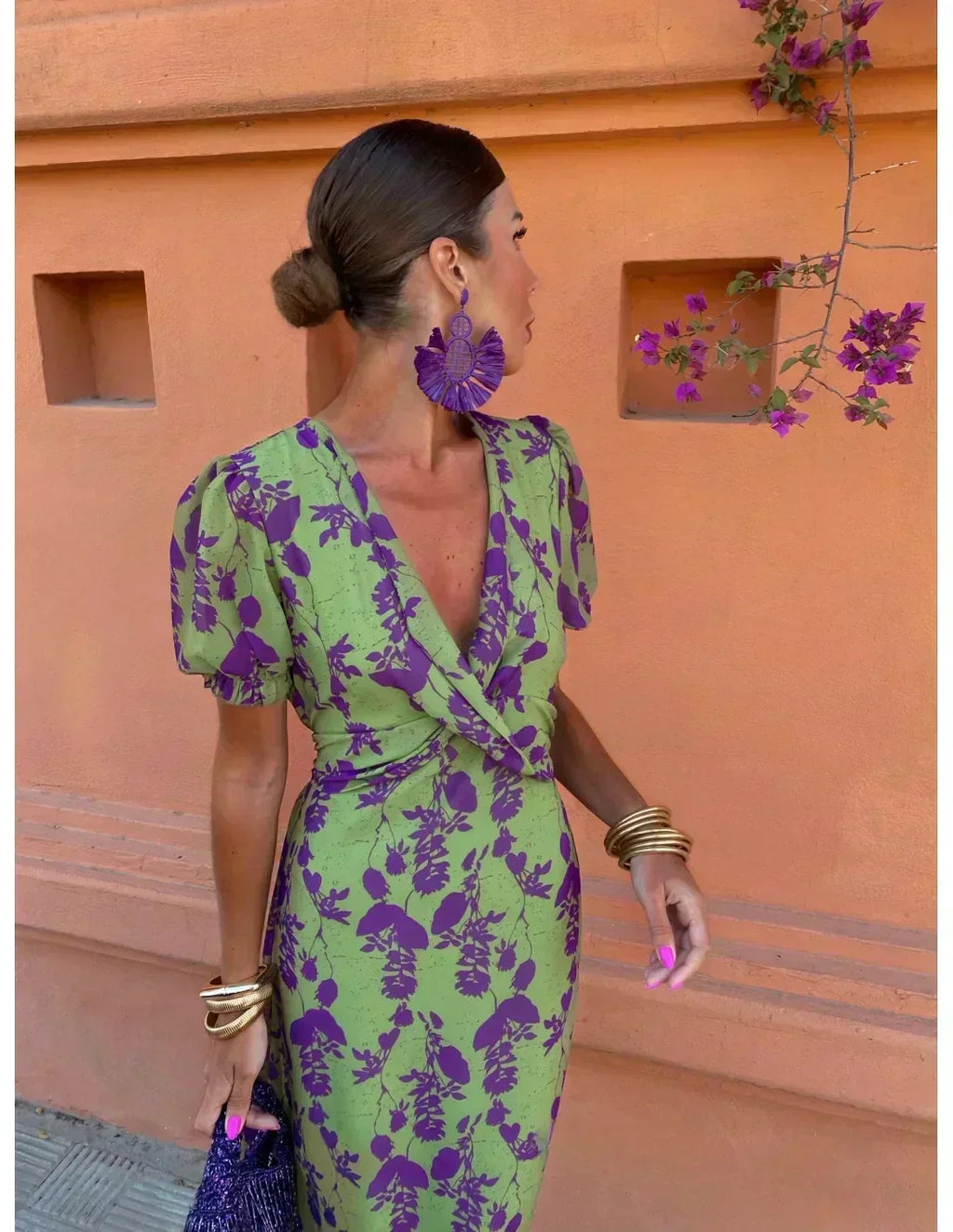 Lieke™ - Colourful Summer Print Dress