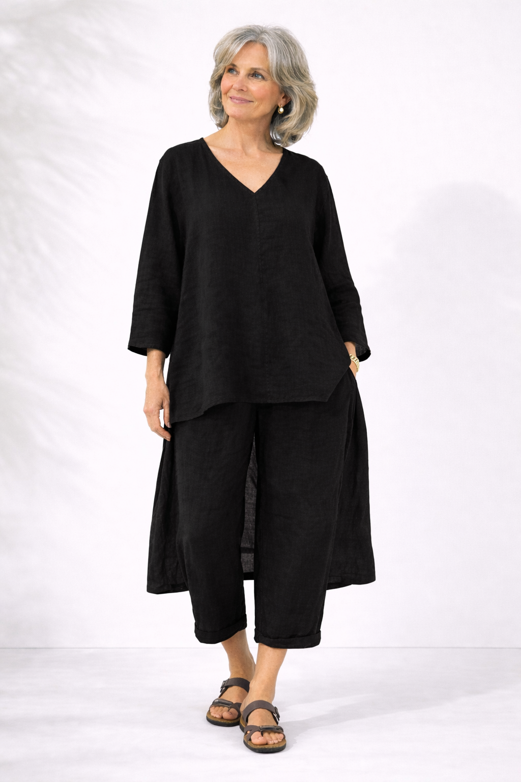 ADRIENA™ | Elegant Two-Piece Set with V-Neck