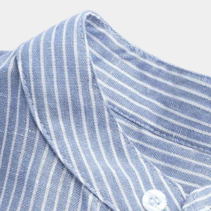 Men's timeless long-sleeve shirt in a classic cut with clean lines and a regular fit