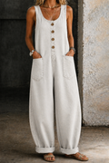 Willy | Vintage Washed Cotton Denim Dungarees