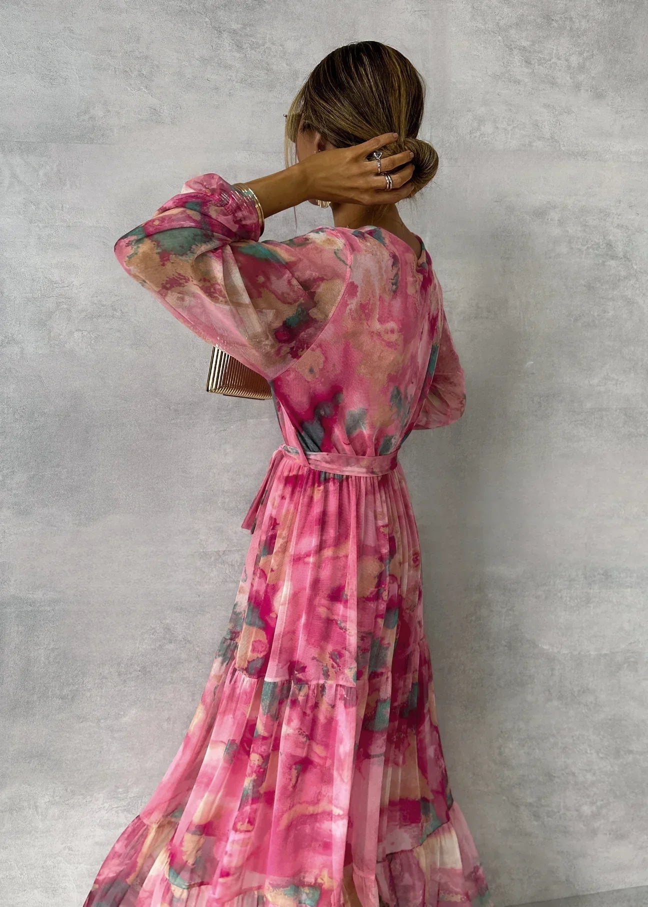 ZARELLE™ | Floral Wrap Dress