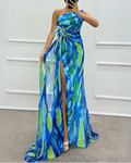 VIRELLE™ | Vibrant Draped Dress