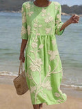 NORELLE | Casual Floral Print Dress