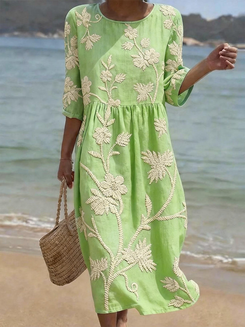 NORELLE | Casual Floral Print Dress