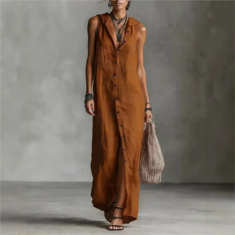 Penelope | European Elegant and Casual Midi Dress