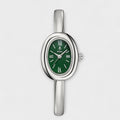 Women's classic elegance watch in silver-green with a refined polished finish