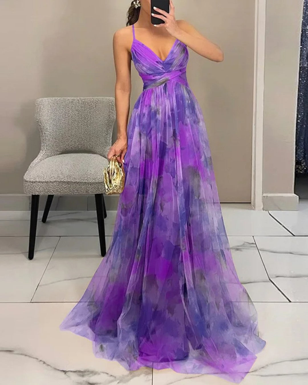 La Scintilla | Floral Elegance Maxi Dress