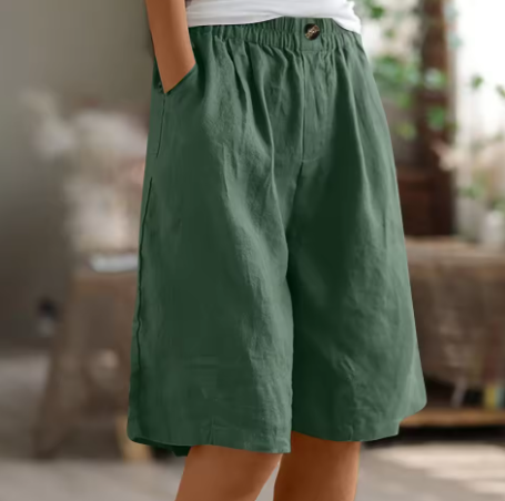 High-waist women's shorts in a variety of summer colourways