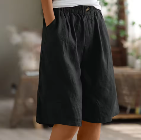 High-waist women's shorts in a variety of summer colourways