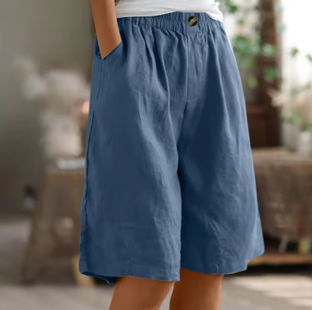 High-waist women's shorts in a variety of summer colourways