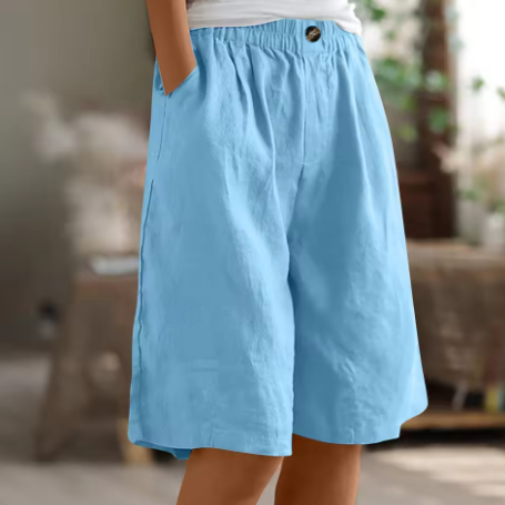 High-waist women's shorts in a variety of summer colourways