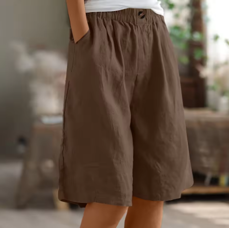 High-waist women's shorts in a variety of summer colourways