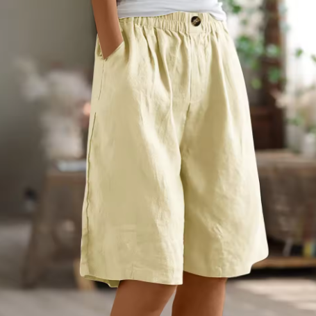 High-waist women's shorts in a variety of summer colourways
