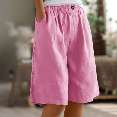 High-waist women's shorts in a variety of summer colourways
