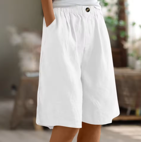 High-waist women's shorts in a variety of summer colourways