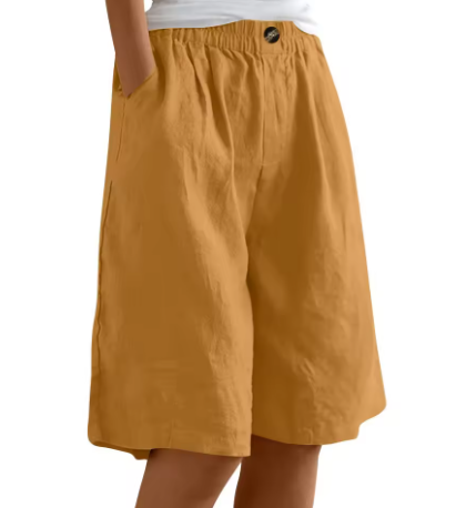 High-waist women's shorts in a variety of summer colourways