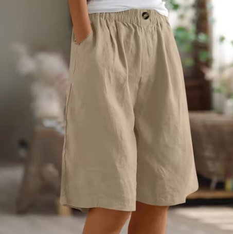 High-waist women's shorts in a variety of summer colourways