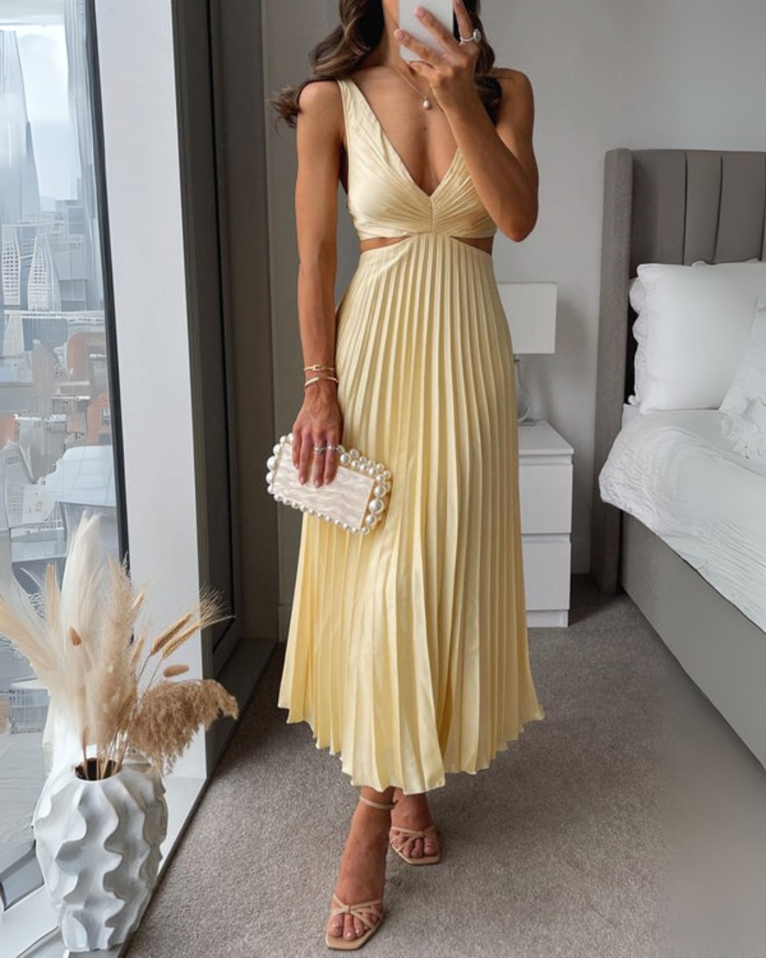 SOLARA™ | Radiant Twist Dress