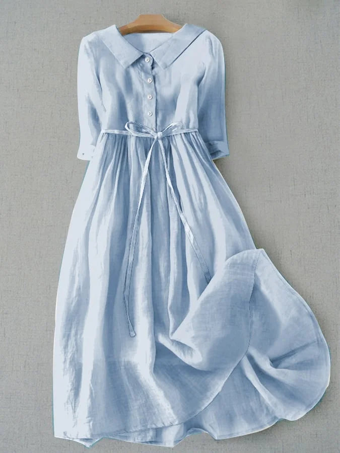 Calista™ | Classic Dress in White, Short Model