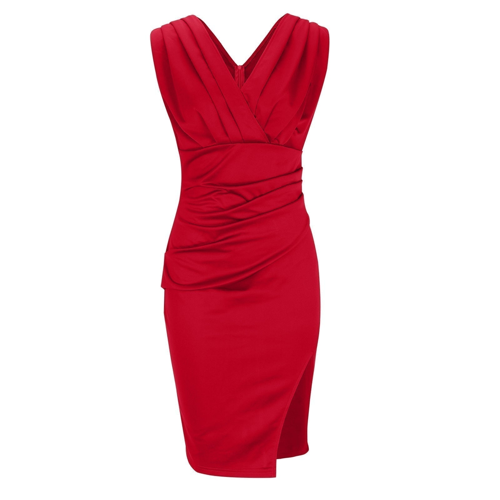 ADRIENNE™ | Elegant Draped Dress with Sculpting Silhouette