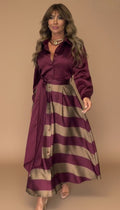 Mila | Striped Maxi Dress