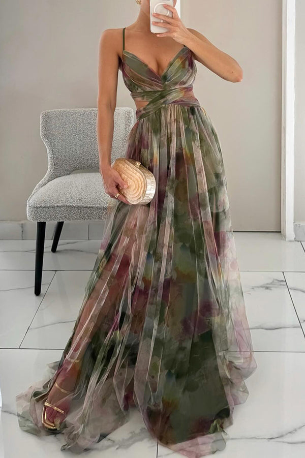 EIRITH™ | Romantic Sheer Detail Dress
