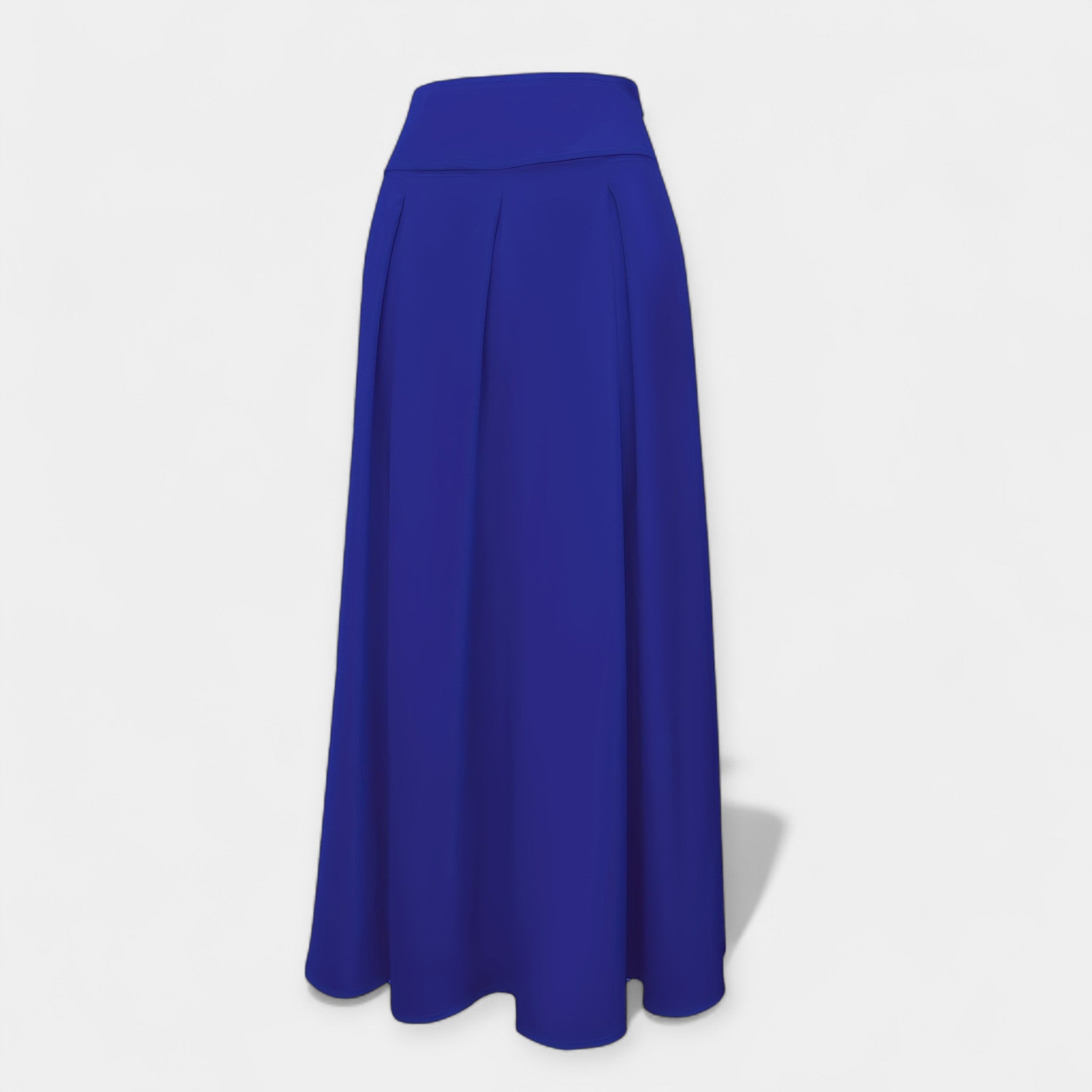 Elegant classic midi skirt in soft pink with a clean feminine silhouette
