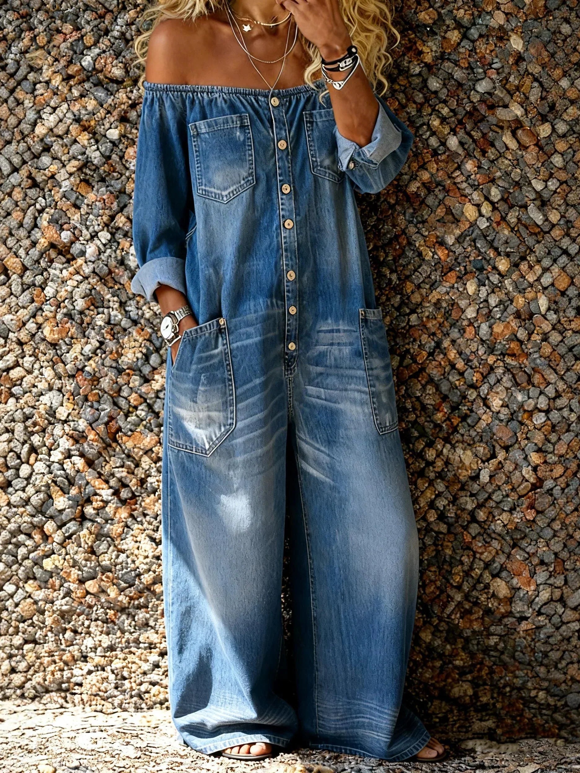 Noa – Off Shoulder Jumpsuit