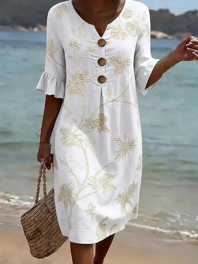 JULIA | Casual Floral Print Dress