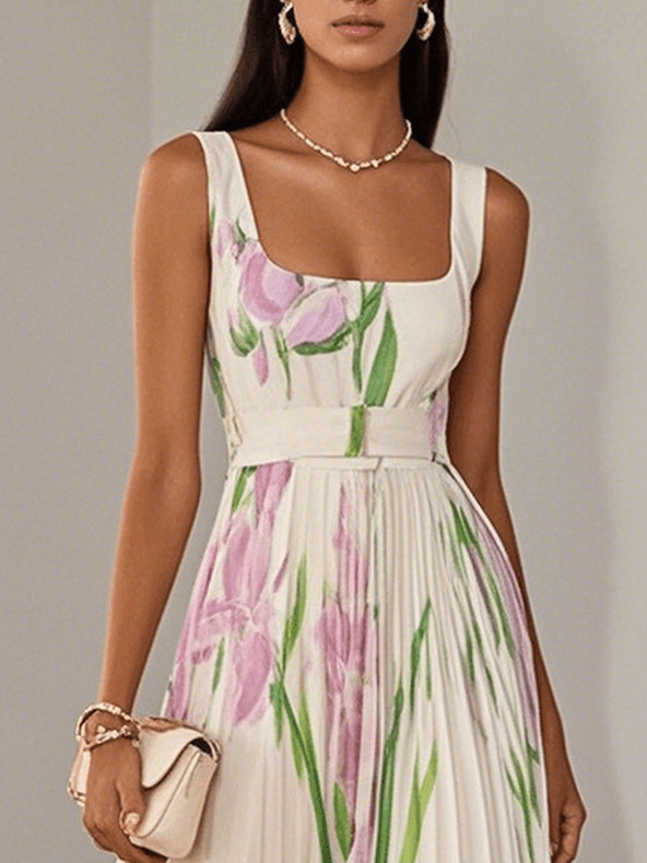 Yara™ - Maxi Dress Made of Pleated Chiffon