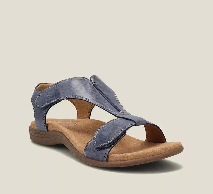 Flat T-bar sandals in classic black with a clean, simple upper
