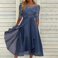 Puck™ - Elegant Midi Dress in Lace