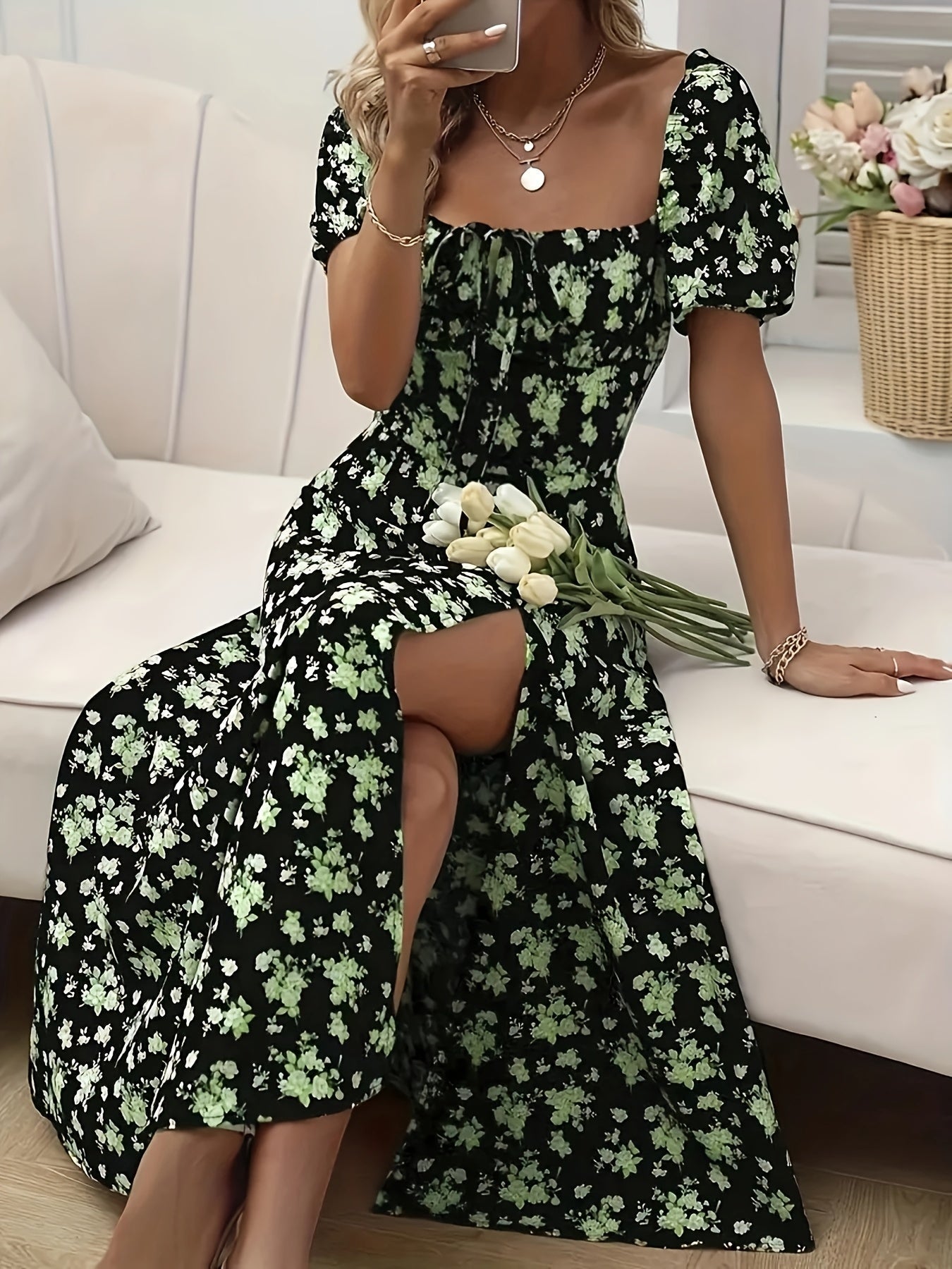 Chloé The Spark | Elegant Floral Dress