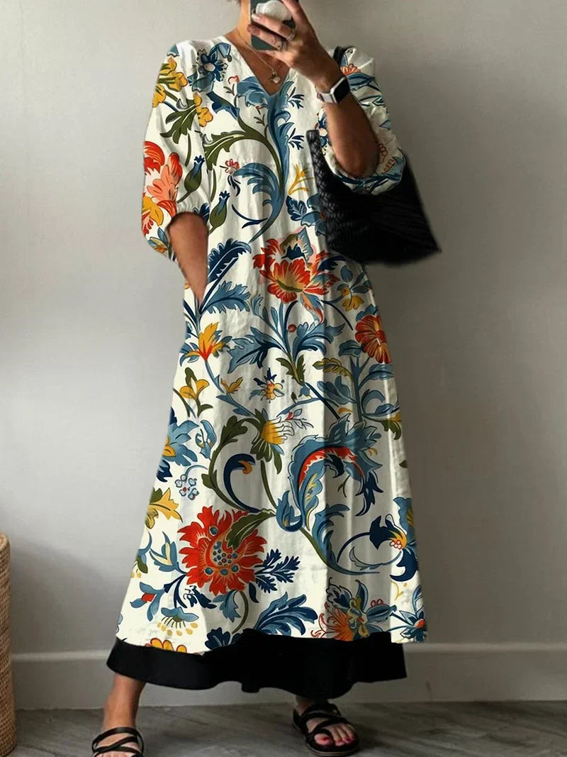 Tiana | Chic Floral Print Dress