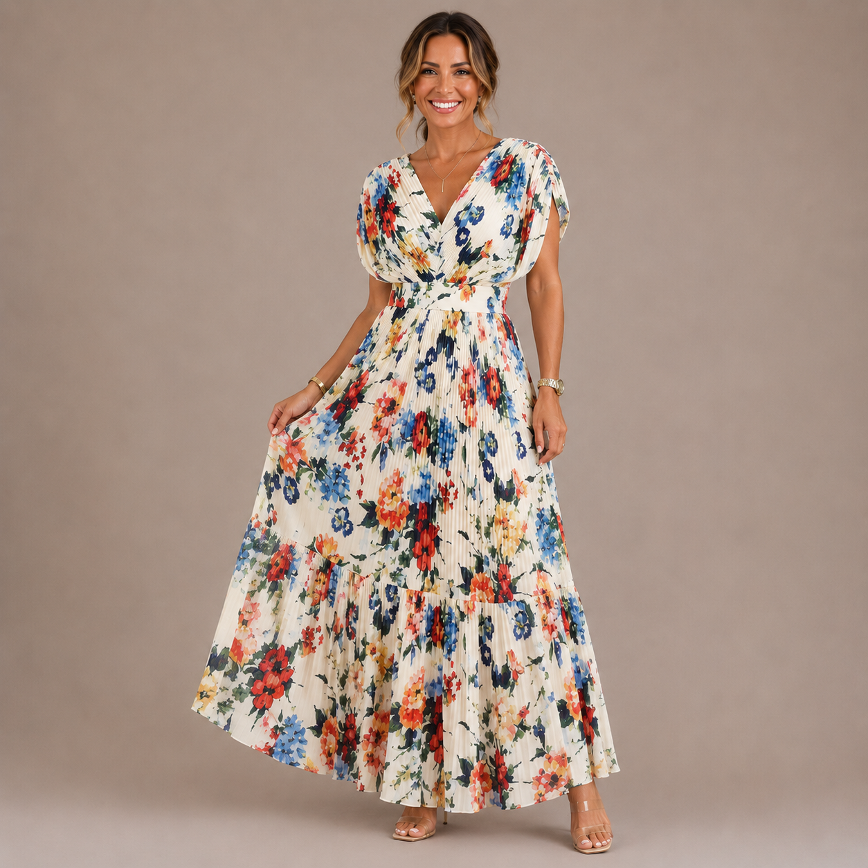 FLORELLE | Elegant Floral Dress