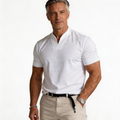 Men's classic fitted t-shirt in white, available in a wide range of colours including black, navy, grey and pink