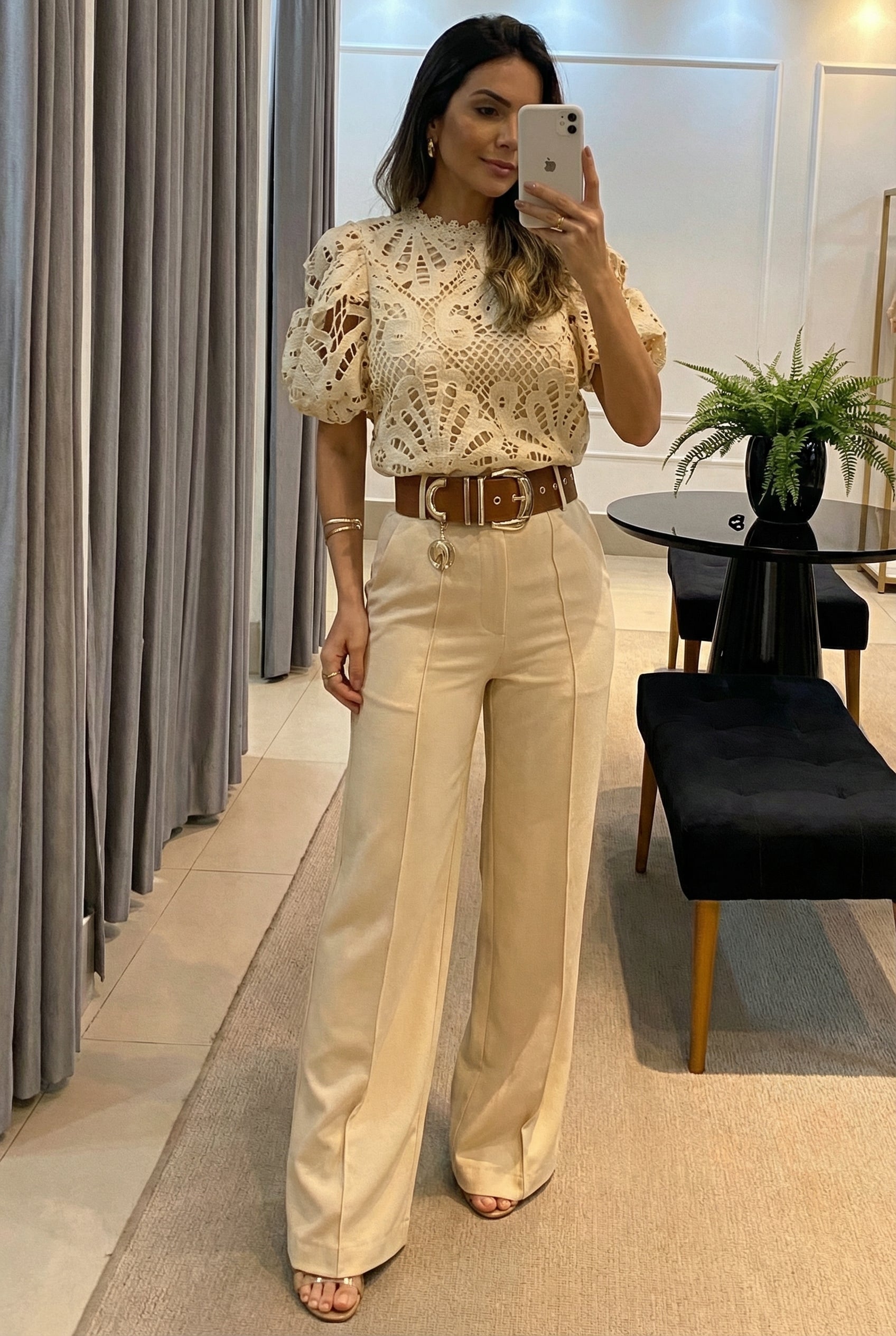 MARÍA™ | Blouse and Trousers Set