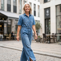 Nadia – Classic Denim Jumpsuit