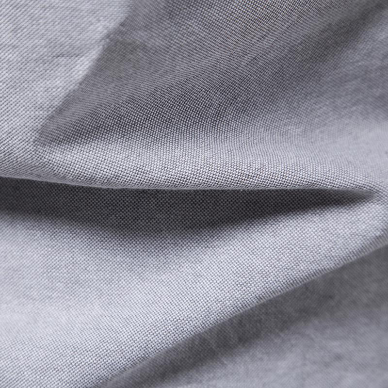 Men's plain short-sleeve collar shirt in a relaxed fit, available in multiple colours