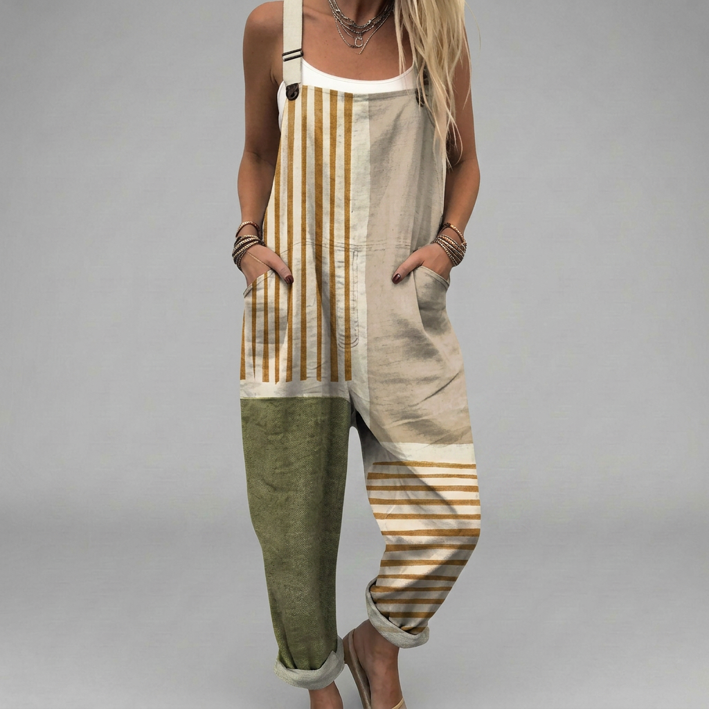 Printed Wide-Leg Jumpsuit — image 1