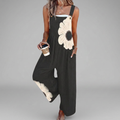 Relaxed wide-leg jumpsuit in a range of colours with adjustable straps and a comfortable, easy silhouette