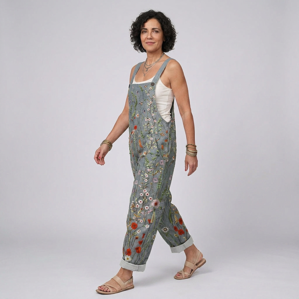Printed Wide-Leg Jumpsuit — image 2