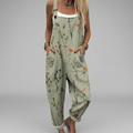 Adjustable Floral Wide Leg Jumpsuit — image 1